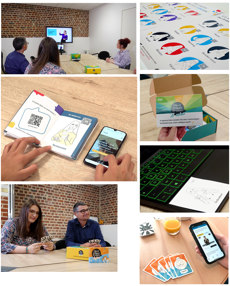 aperçu des fonctionnalités de la box.